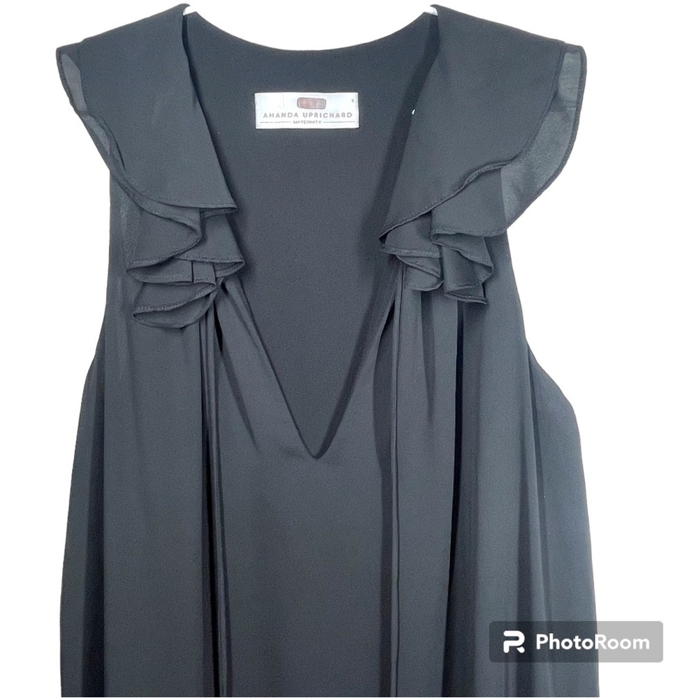 Amanda Uprichard Maternity Crepe Shift Dress - Size S - Picture 6 of 8